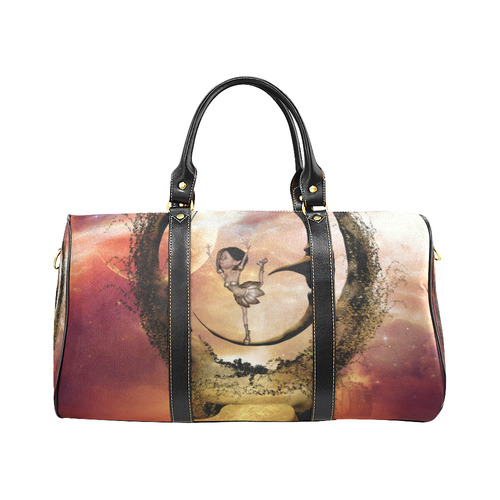 Dancing on the moon New Waterproof Travel Bag/Small (Model 1639)