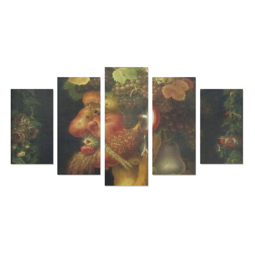 Awesome Painting Autum  from Guiseppe Arcimboldo Canvas Print Sets A (No Frame)