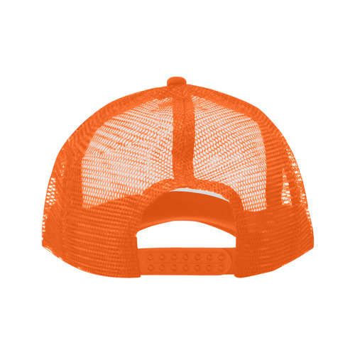 FUNNY SMILING GECKO yellow orange violet Trucker Hat