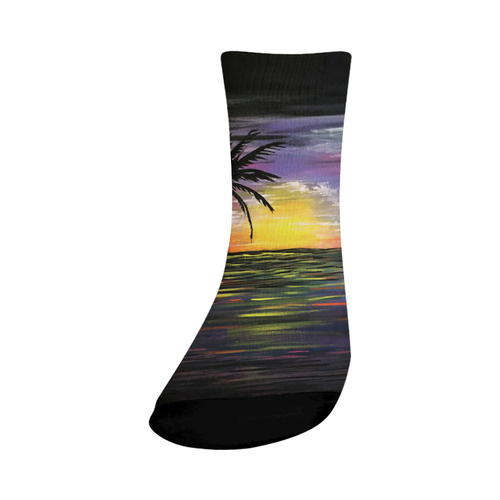 Sunset Sea Crew Socks