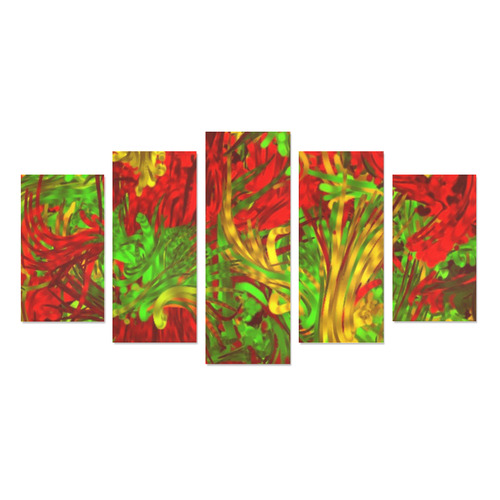 hot liquid abstract plastic C Canvas Print Sets A (No Frame)