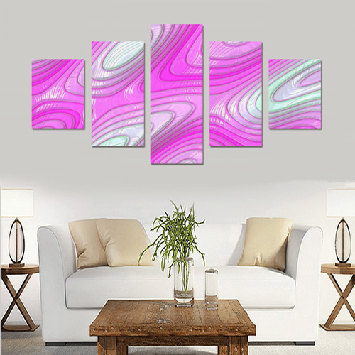 glossy 3D abstract 03 by JamColors Canvas Print Sets B (No Frame)