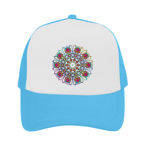 CRAZY HAPPY FREAK Mandala multicolored Trucker Hat