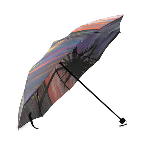 Sunset Sea Foldable Umbrella (Model U01)