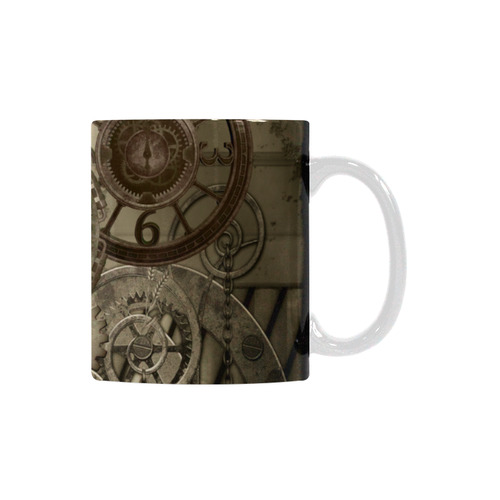 Awesome steampunk design White Mug(11OZ)