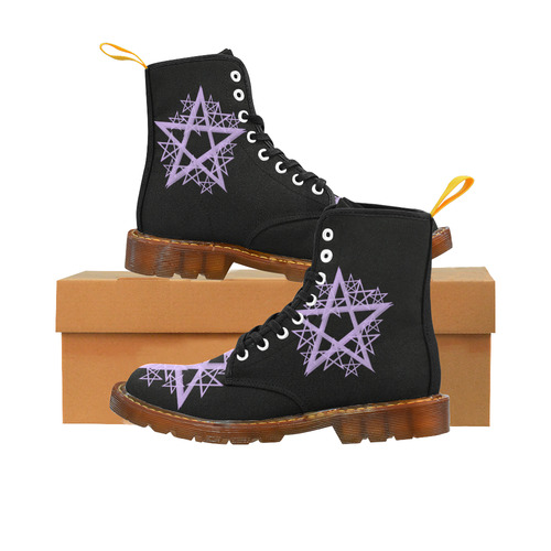 Purple Pentacle Martin Boots Martin Boots For Women Model 1203H