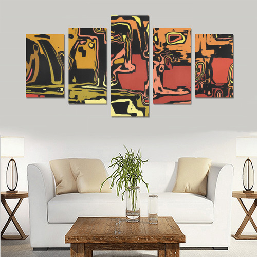 modern abstract 47C by JamColors Canvas Print Sets C (No Frame)