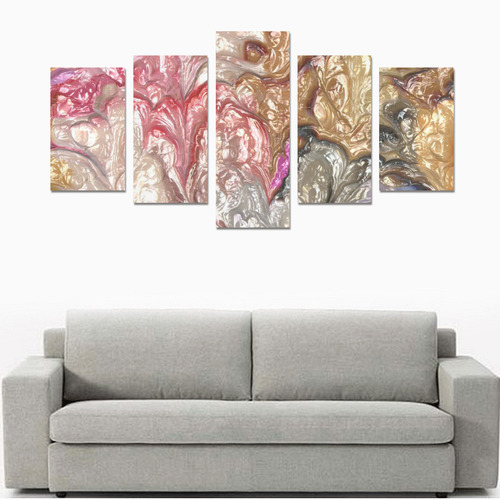 strange abstract 6 Canvas Print Sets C (No Frame)