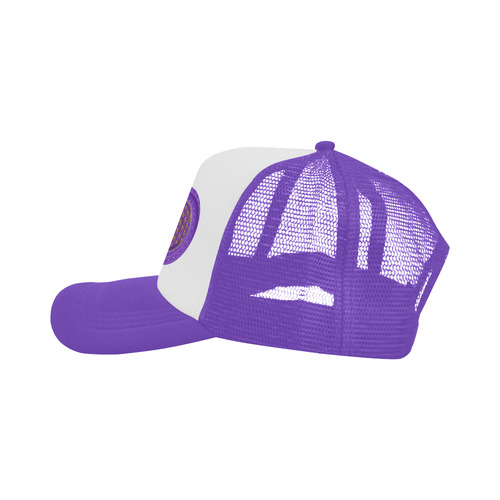 FLOWER OF LIFE gold POWER SPIRAL purple Trucker Hat