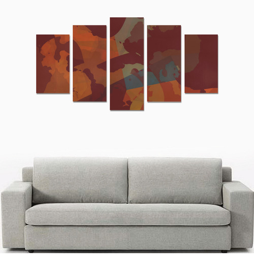 Rust and sky Canvas Print Sets A (No Frame)