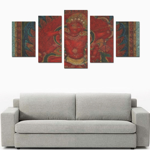Kurukulla From Tibetan Buddhism Canvas Print Sets D (No Frame)