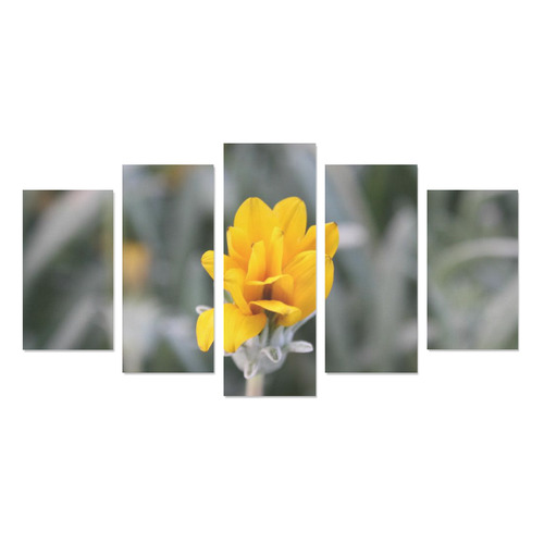Yellow Flower Canvas Print Sets A (No Frame)