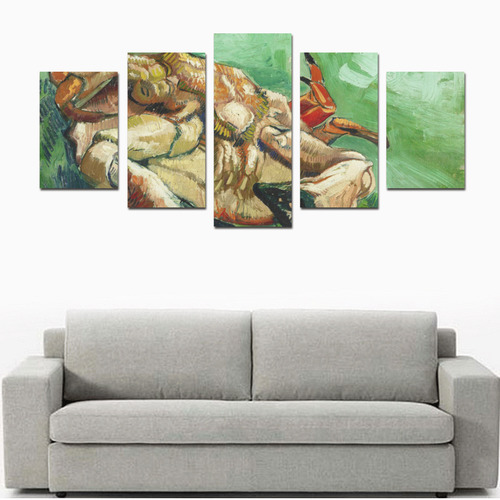 Van Gogh Crab On Its Back Fine Art Canvas Print Sets D (No Frame)