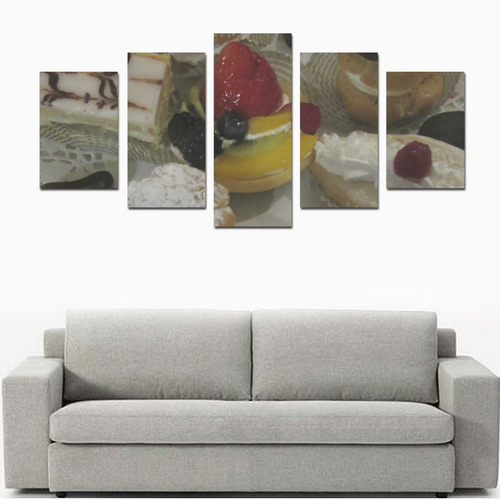 pastry please print set by Martina Webster Canvas Print Sets D (No Frame)