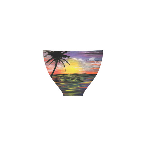Sunset Sea Custom Bikini Swimsuit (Model S01)
