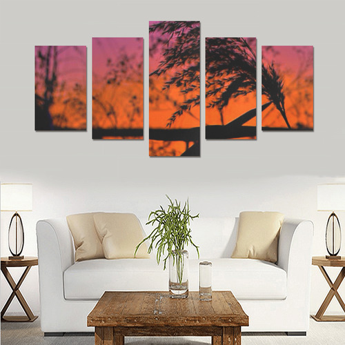 fantastic sunset Canvas Print Sets C (No Frame)