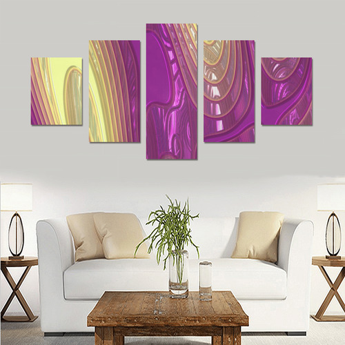 glossy 3D abstract 07 by JamColors Canvas Print Sets B (No Frame)