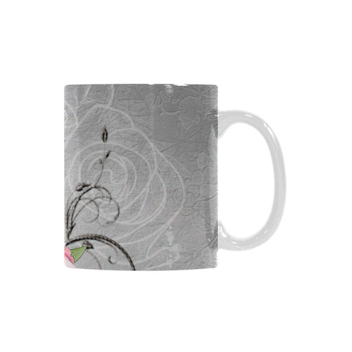 The crow with roses White Mug(11OZ)