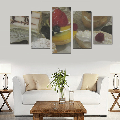 pastry please print set by Martina Webster Canvas Print Sets D (No Frame)