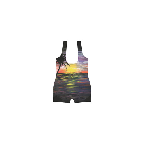 Sunset Sea Classic One Piece Swimwear (Model S03)