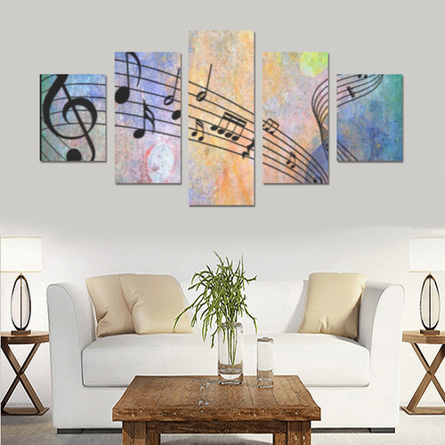 abstract music Canvas Print Sets B (No Frame)