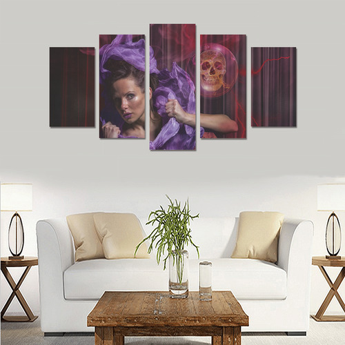 Awesome Witches Ritual Canvas Print Sets A (No Frame)