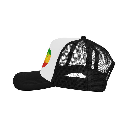 Rastafari Lion Flag green yellow red Trucker Hat