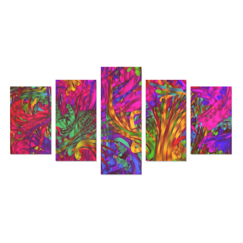 hot liquid abstract plastic B Canvas Print Sets C (No Frame)