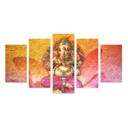 Ganesh, Son Of Shiva And Parvati Canvas Print Sets A (No Frame)