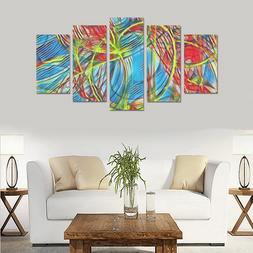 abstract joy 4 by JamColors Canvas Print Sets A (No Frame)