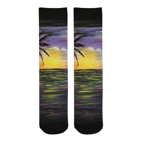 Sunset Sea Trouser Socks