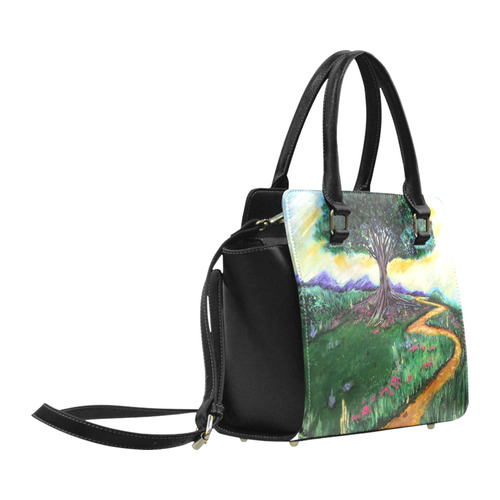 Tree Of Imagination Classic Shoulder Handbag (Model 1653)