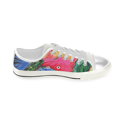 Butterfly Life Canvas Women's Shoes/Large Size (Model 018)