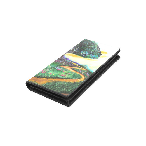 Tree Of Imagination Women's Leather Wallet (Model 1611)