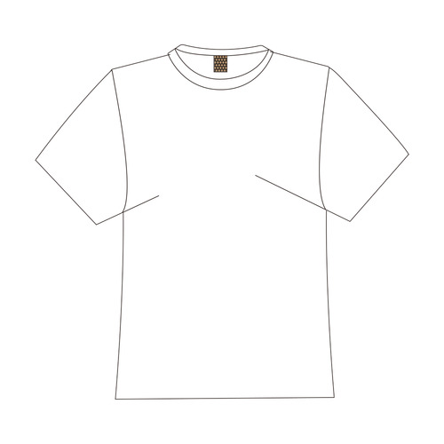 Sugarskull Pattern, golden by JamColors Logo for Men&Kids Clothes (4cm X 5cm)