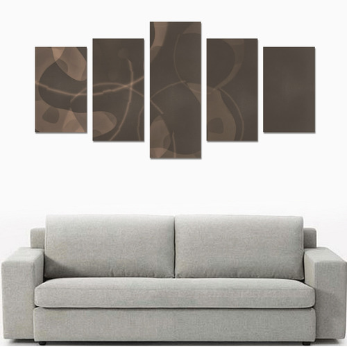 brown 3 2 Canvas Print Sets C (No Frame)