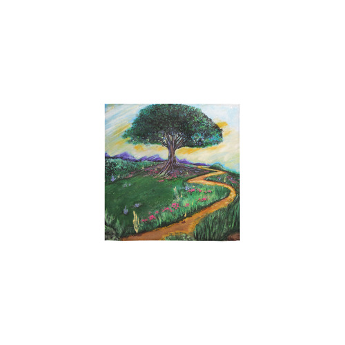 Tree Of Imagination Square Towel 13“x13”