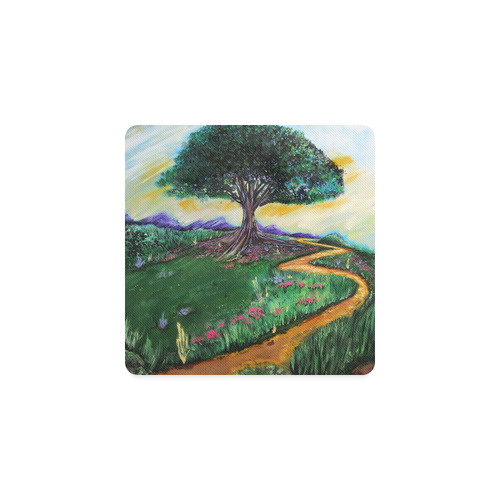 Tree Of Imagination Square Coaster