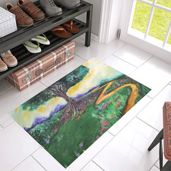Tree Of Imagination Azalea Doormat 30" x 18" (Sponge Material)