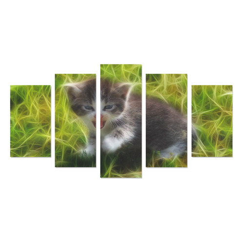 Kitty Is A Tiger Canvas Print Sets A (No Frame)