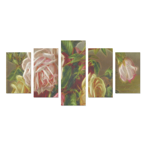 A Rose Is A Rose Is A Rose Canvas Print Sets C (No Frame)