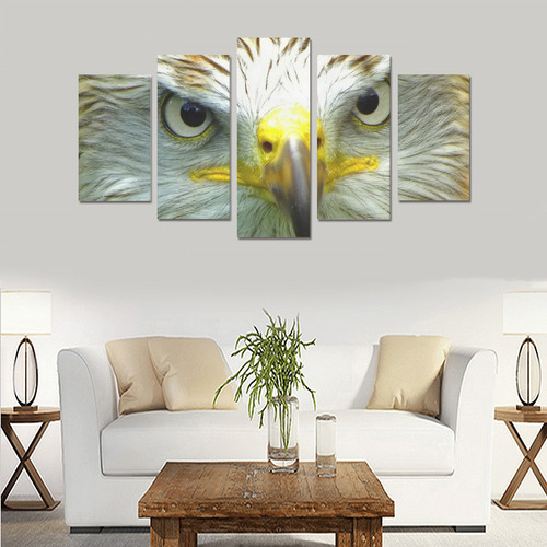 Red Kite Owl Canvas Print Sets A (No Frame)