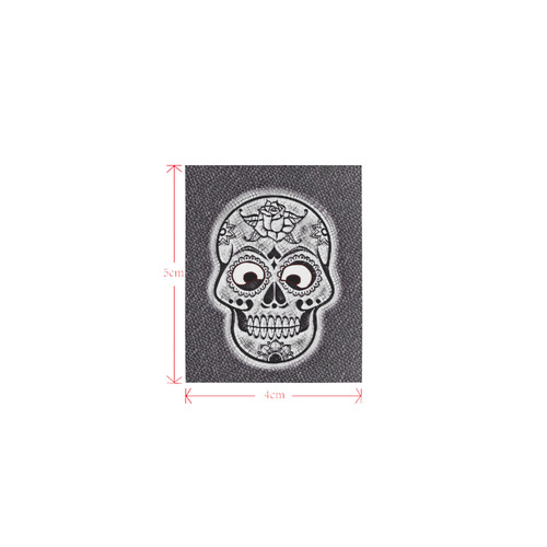 funny skull Logo for Men&Kids Clothes (4cm X 5cm)