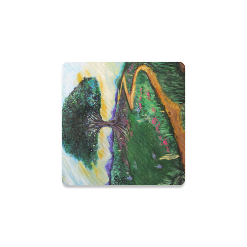 Tree Of Imagination Square Coaster