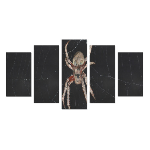Creepy Living Skull Spider Canvas Print Sets A (No Frame)