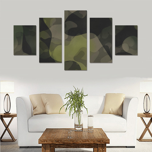 camo abstract 564 Canvas Print Sets B (No Frame)
