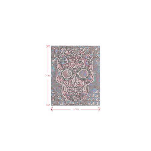 color skull 8 by JamColors Logo for Men&Kids Clothes (4cm X 5cm)