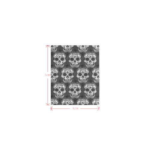 new skull allover pattern by JamColors Logo for Men&Kids Clothes (4cm X 5cm)