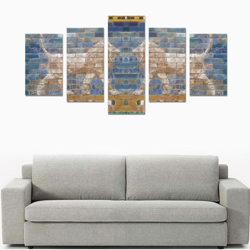 Lions of Babylon Canvas Print Sets C (No Frame)