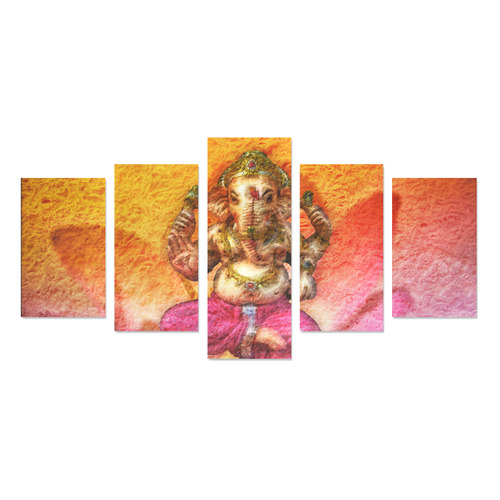 Ganesh, Son Of Shiva And Parvati Canvas Print Sets C (No Frame)